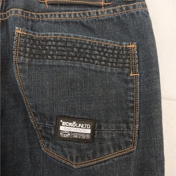 ECKO UNLTD. Straight Fit Cotton Blue Jeans Men's Sz 32 - Picture 10 of 16